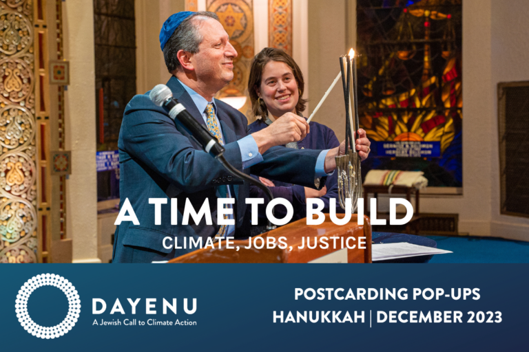 Celebrating Hanukkah with climate action