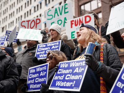 Environmental,Protection,Agency,(epa),Workers,And,Supporters,Protest,Job,Cuts